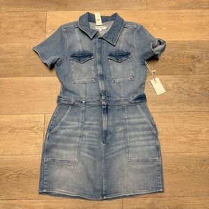NWT Good American Denim Mini Dress Size 3 NWT